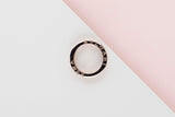 B.Zero 1 Two Band Ring - Rose Gold & Cermet - Roma Edition - Size 53 - B