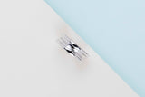B.Zero 1 Two Band Ring - White Gold - Size 57 - B