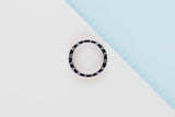 B.Zero 1 Two Band Ring - White Gold - Size 57 - B