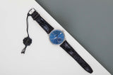 Portofino Hand-Wound 8 Days 'Blue Dial'