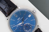 Portofino Hand-Wound 8 Days 'Blue Dial'