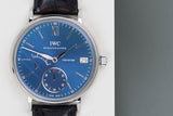 Portofino Hand-Wound 8 Days 'Blue Dial'