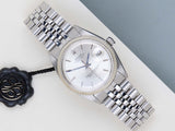 Datejust 36 'No Lume Silver Dial - Jubilee'