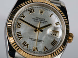 Datejust 36 'Roman Mother Of Pearl Dial - Jubilee'