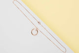 Juste un Clou Necklace - Rose Gold & Diamonds - 41 CM - B&P