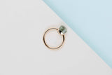 Nudo Petit Ring - Rose & White Gold - Prasiolite - Size 55 - B&P