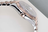 Datejust 36 Everose/Steel 'Black Dial - Roulette Date - Jubilee'