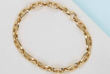 18ct. Yellow Gold Bracelet - 21.5CM