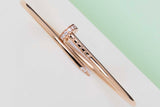 Juste Un Clou Bracelet Small - Rose Gold & Diamonds - Size 16 - B&P
