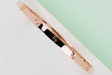 Love Bracelet Small - Rose Gold - Size 17 - B&P