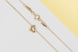 Elsa Peretti Open Heart Necklace 7mm - Yellow Gold - 40 CM