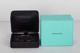 Tiffany T Narrow Wire Bracelet - Rose Gold - Size M - B