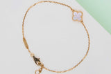 Sweet Alhambra Bracelet - Yellow Gold - Mother of Pearl - 17,5 CM - B&P