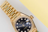 Datejust 26 'Black Diamond Dial - President'