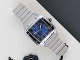 Santos Medium 'Blue Dial'