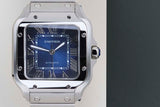 Santos Medium 'Blue Dial'
