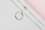 Juste Un Clou Necklace - White Gold & Diamonds - 42 CM - B&P