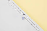 Vintage Alhambra Necklace - White Gold - Chalcedony - 42 CM - B&P