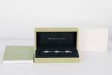 Vintage Alhambra Bracelet - 5 Motifs - White Gold - Mother of Pearl - 19,5 CM - B&P