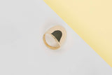 Flat Seal Ring - Yellow Gold - Size 55