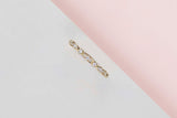 Eternity Ring - Yellow Gold & Diamonds - Size 53