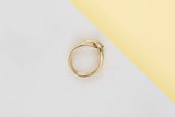 Double-Knot Ring - Yellow Gold - Size 55