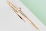 Juste Un Clou Bracelet Small - Yellow Gold & Diamonds - Size 16 - B&P