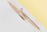 Juste un Clou Bracelet Small - Rose Gold & Diamonds - Size 17 - B&P