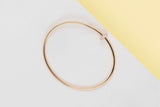 Juste un Clou Bracelet Small - Rose Gold & Diamonds - Size 17 - B&P