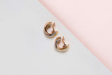 Trinity Earrings Classic - Yellow, Rose, White Gold - B&P