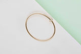 Juste Un Clou Bracelet Small - Yellow Gold & Diamonds - Size 16 - B&P