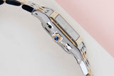 Panthère Small 'Yellow Gold and Steel - White Roman Dial'