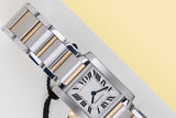 Tank Française Small 'Yellow Gold and Steel - White Roman Dial