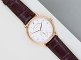 Saxonia 'Silver Dial - Rose Gold'