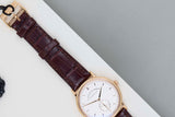 Saxonia 'Silver Dial - Rose Gold'