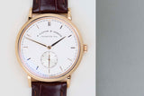 Saxonia 'Silver Dial - Rose Gold'