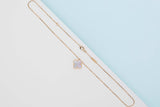 Vintage Alhambra Necklace - Yellow Gold - Mother of Pearl - 42 CM - B&P