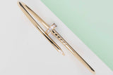 Juste Un Clou Bracelet Small - Yellow Gold & Diamonds - Size 17 - B&P
