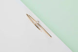 Juste Un Clou Bracelet Small - Yellow Gold & Diamonds - Size 17 - B&P