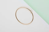 Juste Un Clou Bracelet Small - Yellow Gold & Diamonds - Size 17 - B&P