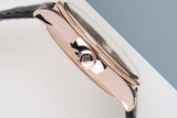 Cellini Dual Time 'Rose Gold - Chocolate Dial'