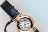 Colisee 'Silver Roman Dial / Yellow Gold - Diamonds