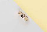 Love Ring - Yellow Gold & Diamonds - Size 53 - B&P