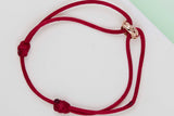 Trinity Cord Bracelet - Rosegold - Pouch