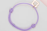 Byzantine Alhambra Cord Bracelet - Rose Gold - Pouch & Papers