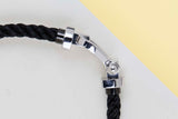Force 10 Bracelet Large - White Gold - Size 18 (19.5CM)
