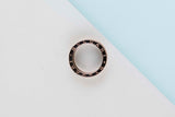 B.Zero 1 Four Band Ring - Size 54 - Rose Gold & Ceramic - B