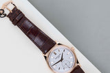 Calatrava 'Rose Gold - Silver Dial'