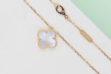 Vintage Alhambra Necklace - Yellow gold - Mother of Pearl - 42CM - B&P