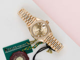 Datejust 26 'Champagne Diamond Dial - President'